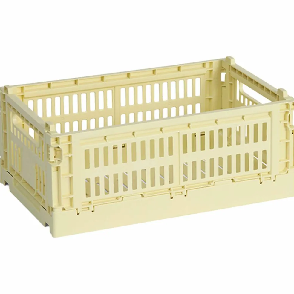 Colour Crate Small oppbevaringsboks light yellow