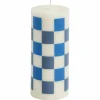 Column lys small, off white/blue