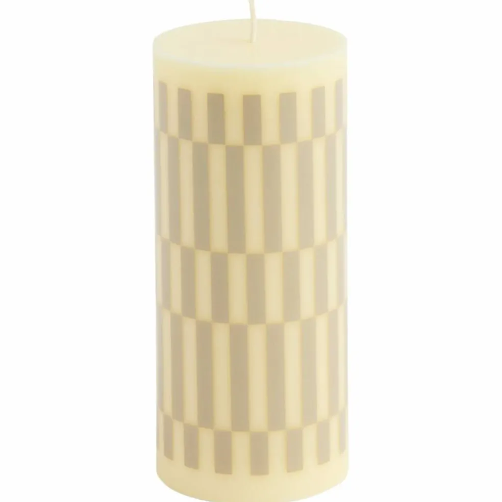 Column lys small, off white/blue