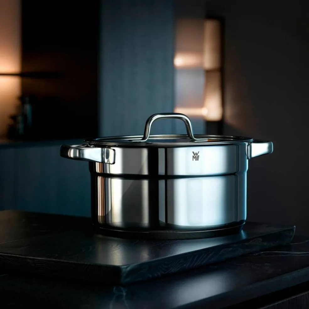 Compact Cuisine grytesett, 5 deler inkl. 4 glasslokk