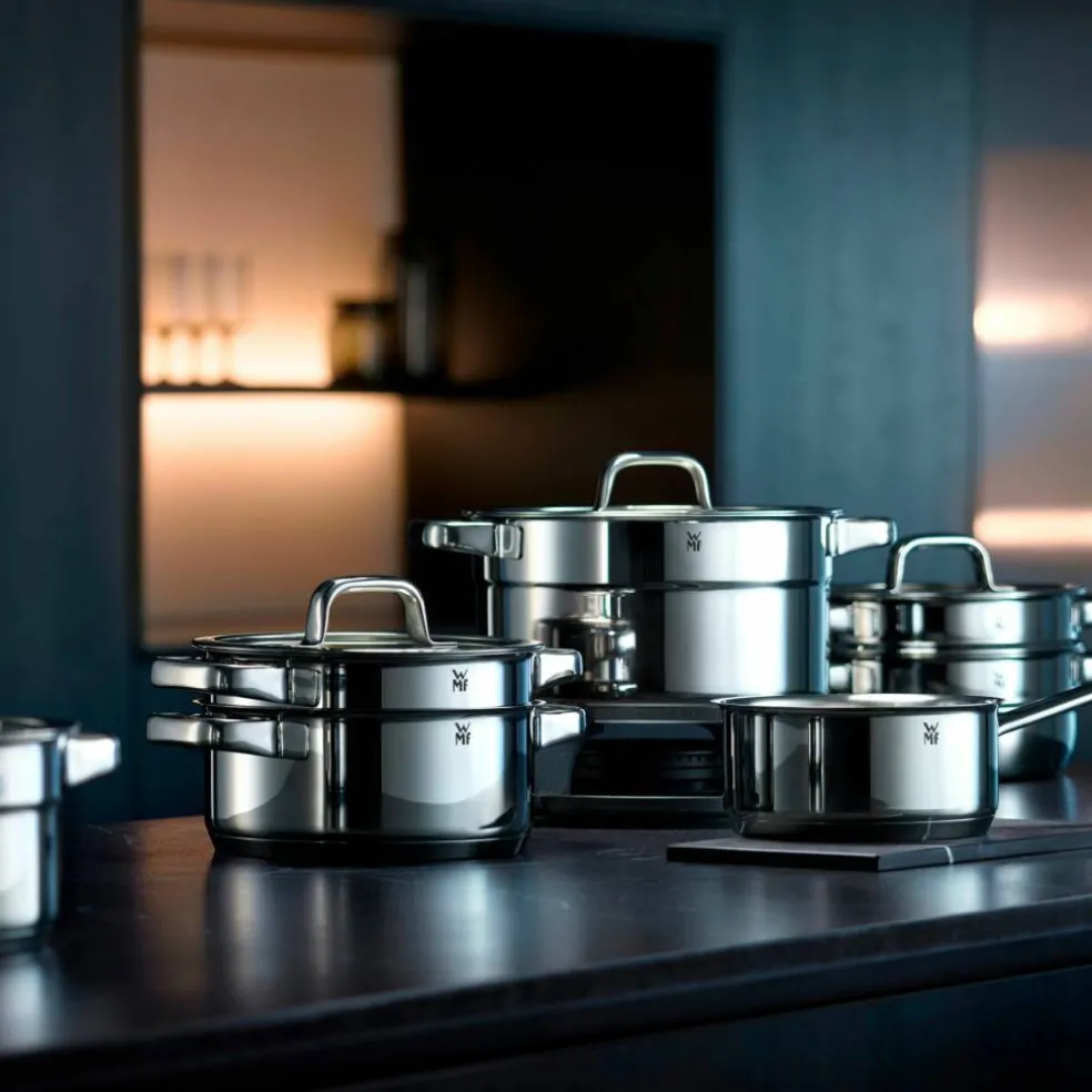 Compact Cuisine grytesett, 5 deler inkl. 4 glasslokk