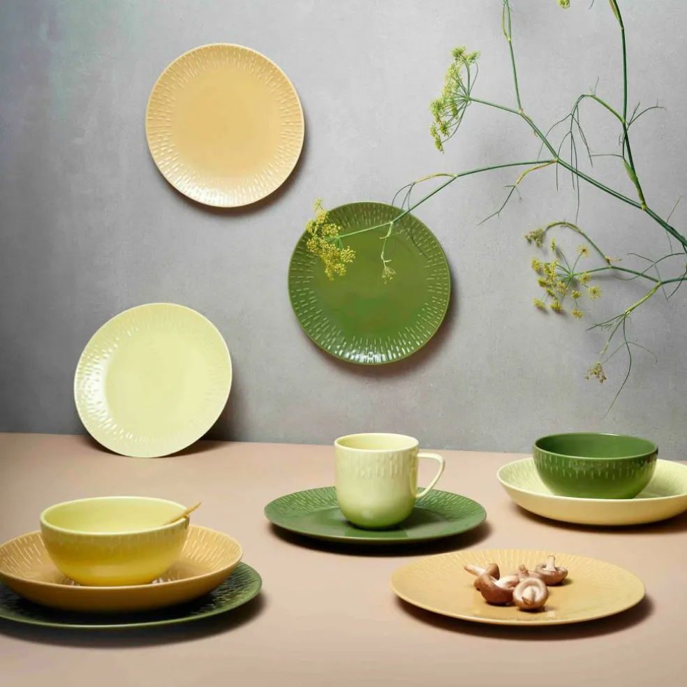 Confetti frokosttallerken 24 cm, olive