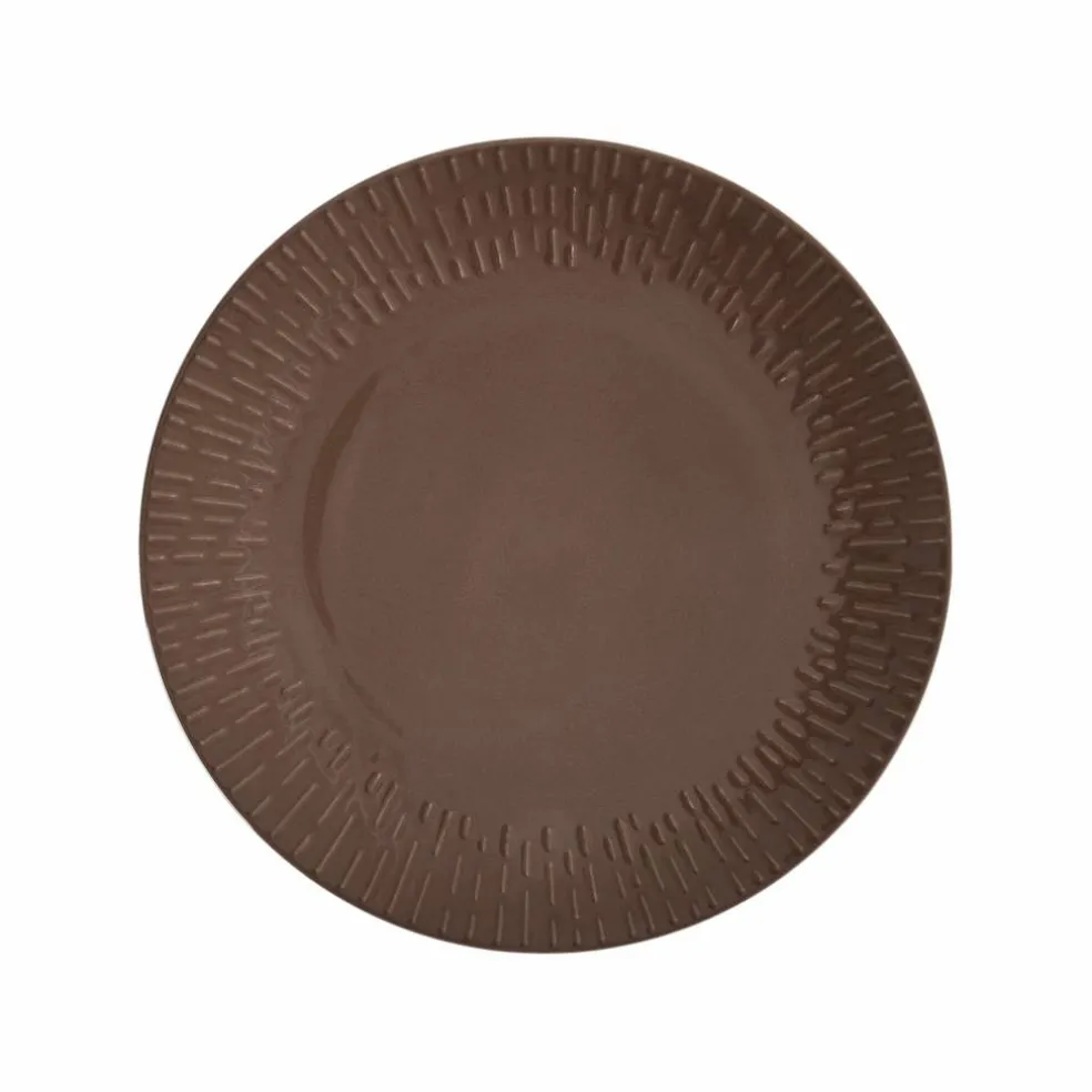 Confetti middagstallerken 27,5 cm, chocolate
