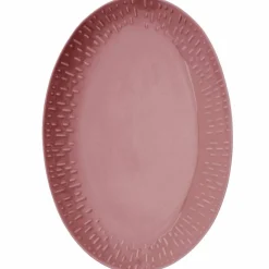 Confetti ovalt fat 36 x 25,5 cm, apricot