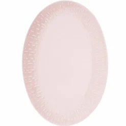 Confetti ovalt fat 36 x 25,5 cm, aqua