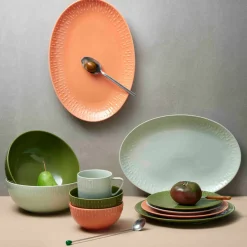 Confetti ovalt fat 36 x 25,5 cm, vanilla