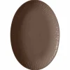 Confetti ovalt serveringsfat 36 cm, chocolate