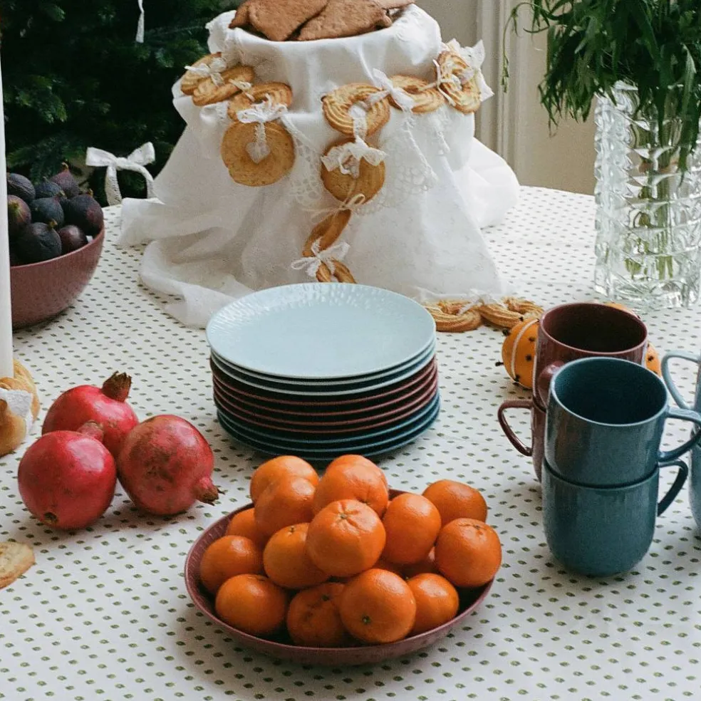 Confetti salatskål 23 cm, blueberry