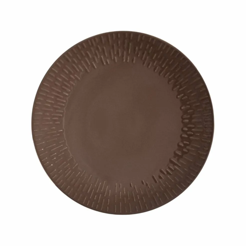 Confetti tallerken 24 cm, chocolate