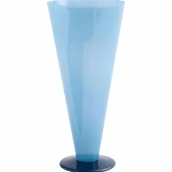 Conical vase large, gul/limegrønn