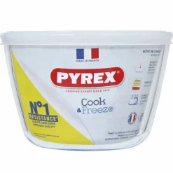Cook&Freeze oppbevaringsboks rund 1,6 liter, glass