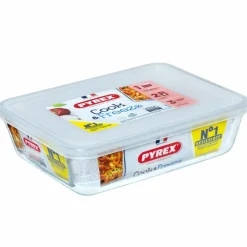 Cook&Freeze oppbevaringsboks rektangulær 2,6 liter, glass