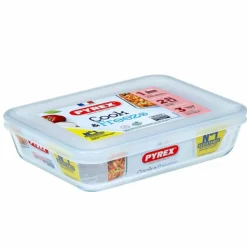Cook&Freeze oppbevaringsboks rektangulær 2,6 liter, glass