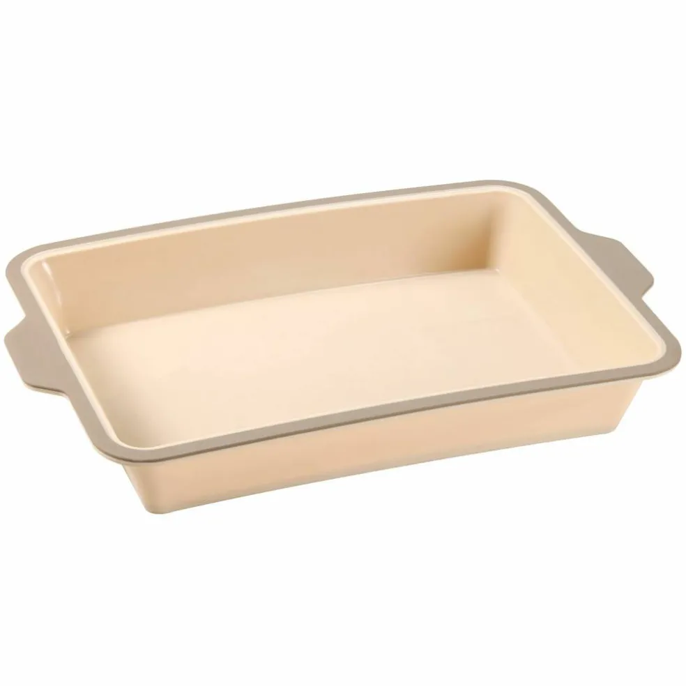 Cookie rektangulær bakeform, silikon/rustfritt stål