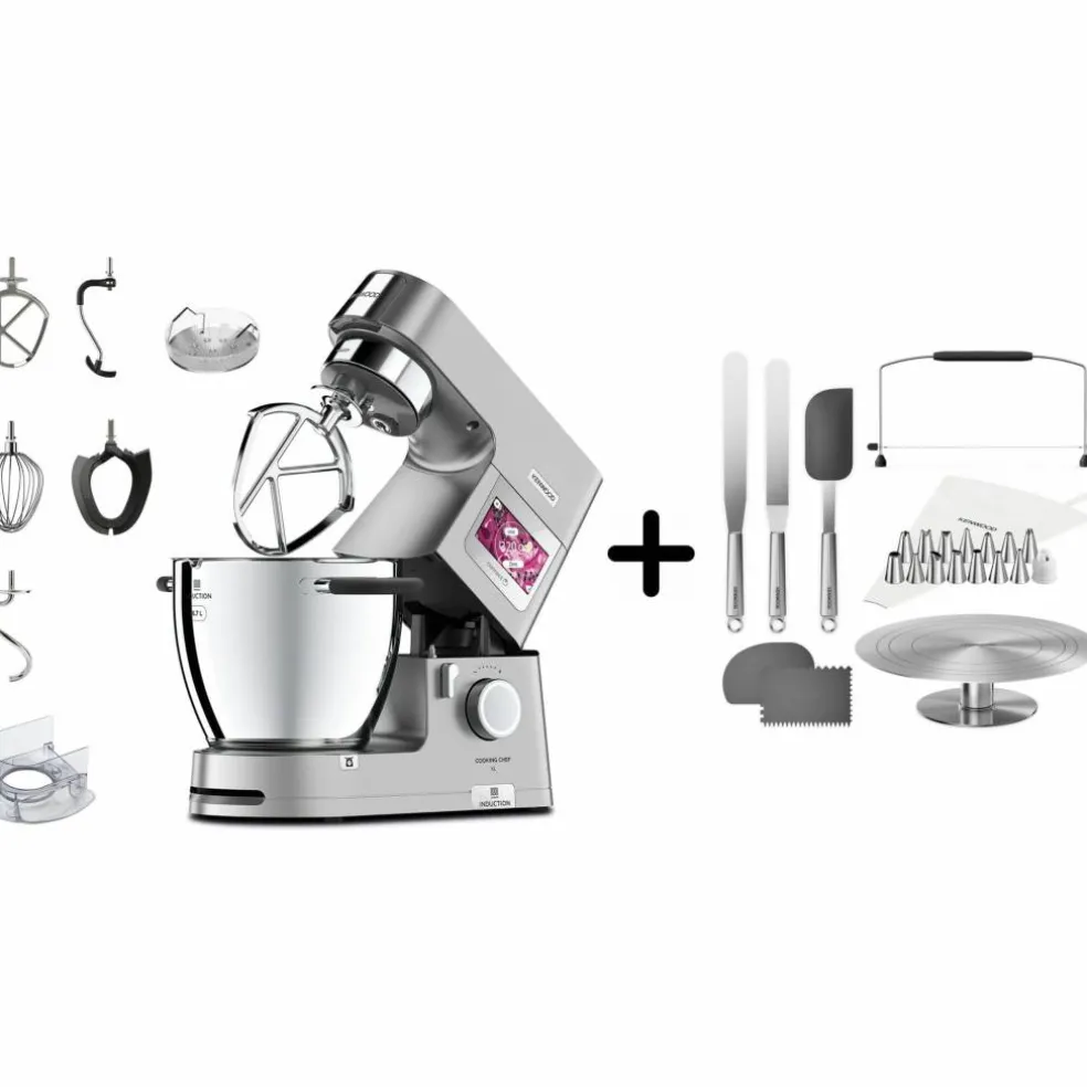 Cooking Chef XL kjøkkenmaskin + KWSD100 kakedekorasjonssett