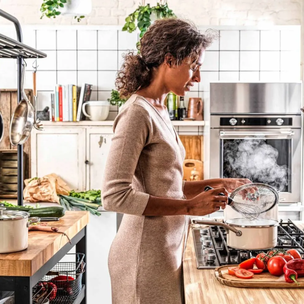Cookware Collection Gryte med lokk 20 cm, svart