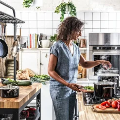 Cookware Collection Gryte med lokk 20 cm, svart
