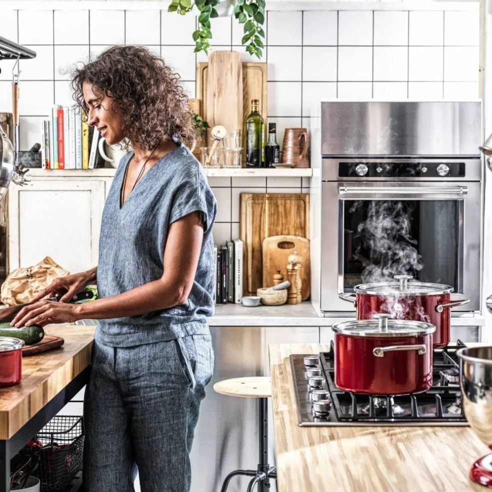 Cookware Collection Gryte med lokk 20 cm, svart