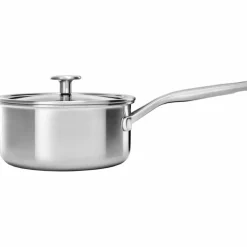 Cookware Collection Kasserolle med lokk, rustfrit stål 2,1 liter, 18 cm
