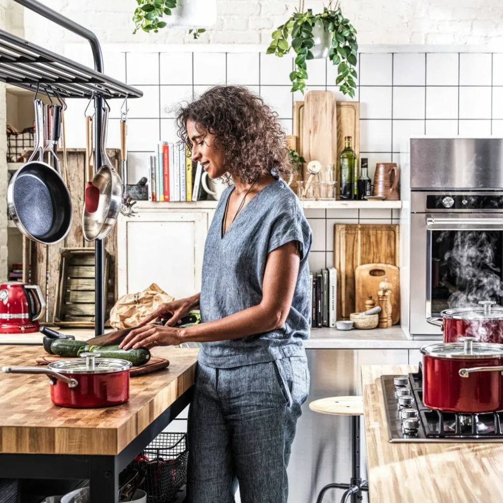 Cookware Collection Kasserolle med lokk 18 cm. svart