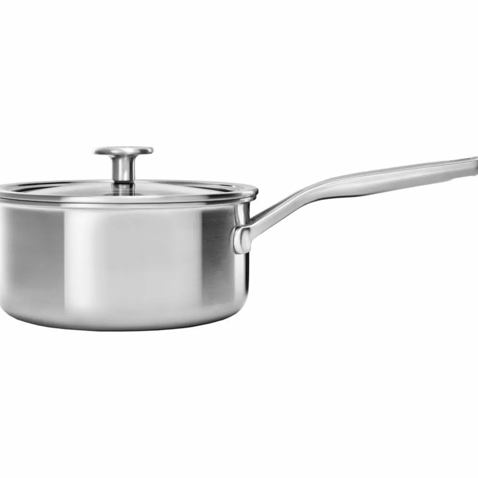 Cookware Collection Kasserolle med lokk, rustfrit stål 1,5 liter, 16 cm