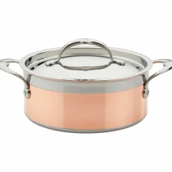 Copperbond gryte med lokk Ø20 cm