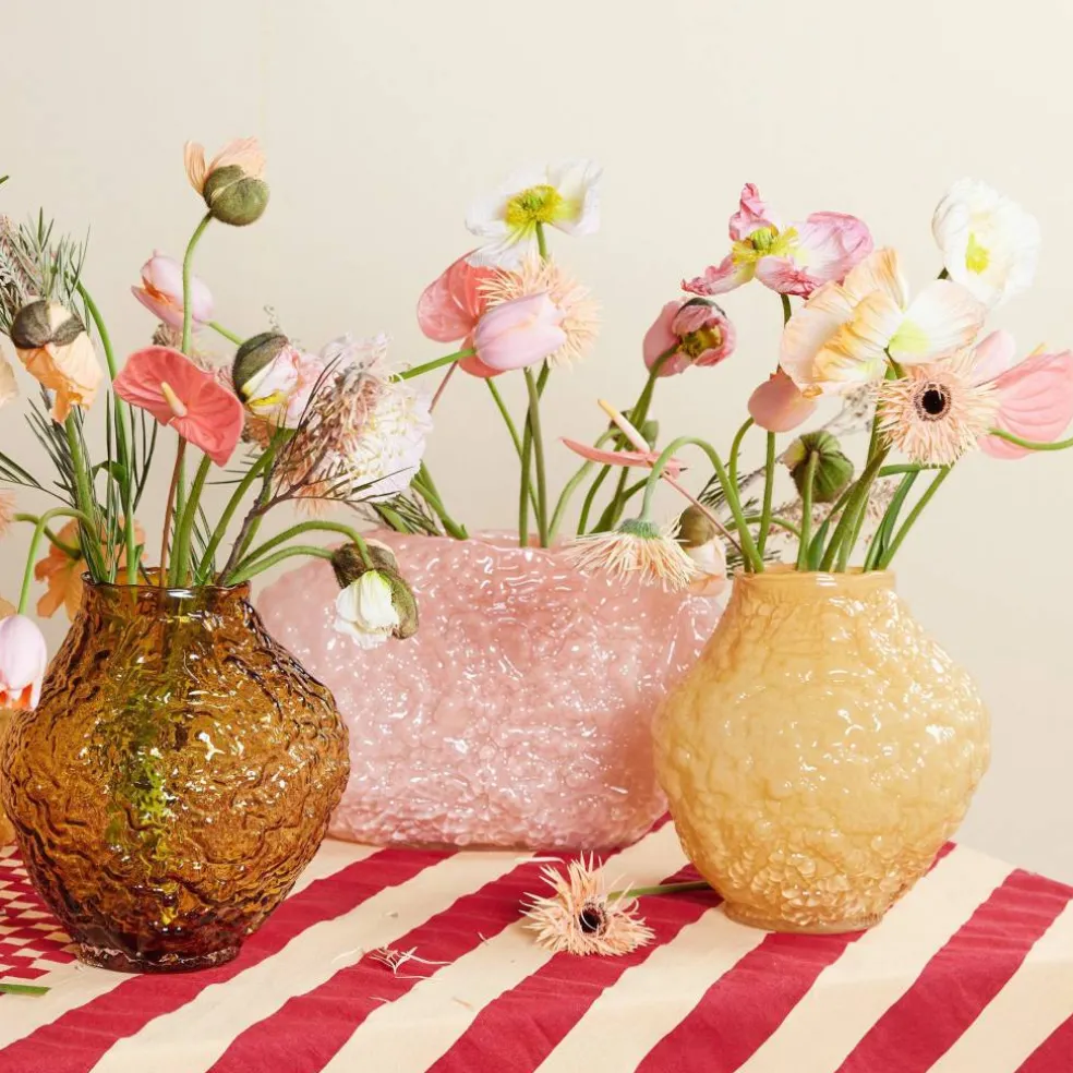 Corallo vase 26 cm, gul
