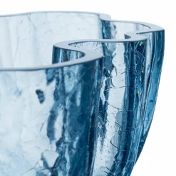 Crackle skål 250 mm, circular glass