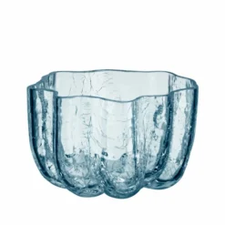 Crackle telysholder 5,8 cm, rosa