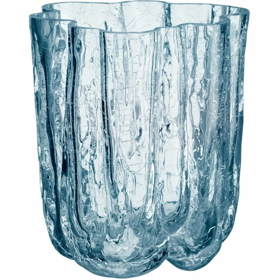 Crackle vase 12,1 cm, klar