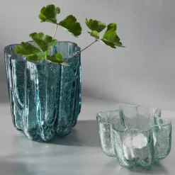 Crackle vase 12,1 cm, rosa