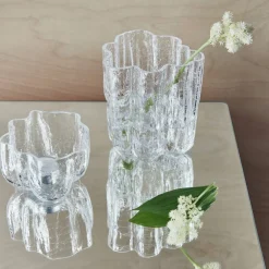 Crackle vase 12,1 cm, rosa