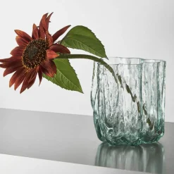 Crackle vase 12,1 cm, rosa