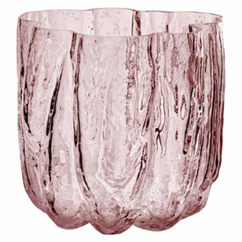 Crackle vase 12,1 cm, sirkulær