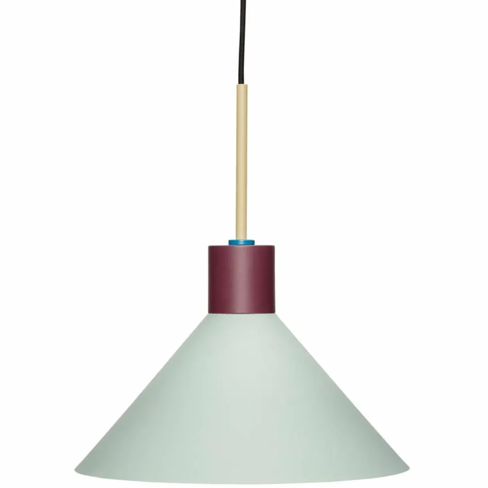 Crayon taklampe 35 cm, blå