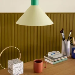 Crayon taklampe 35 cm, grønn