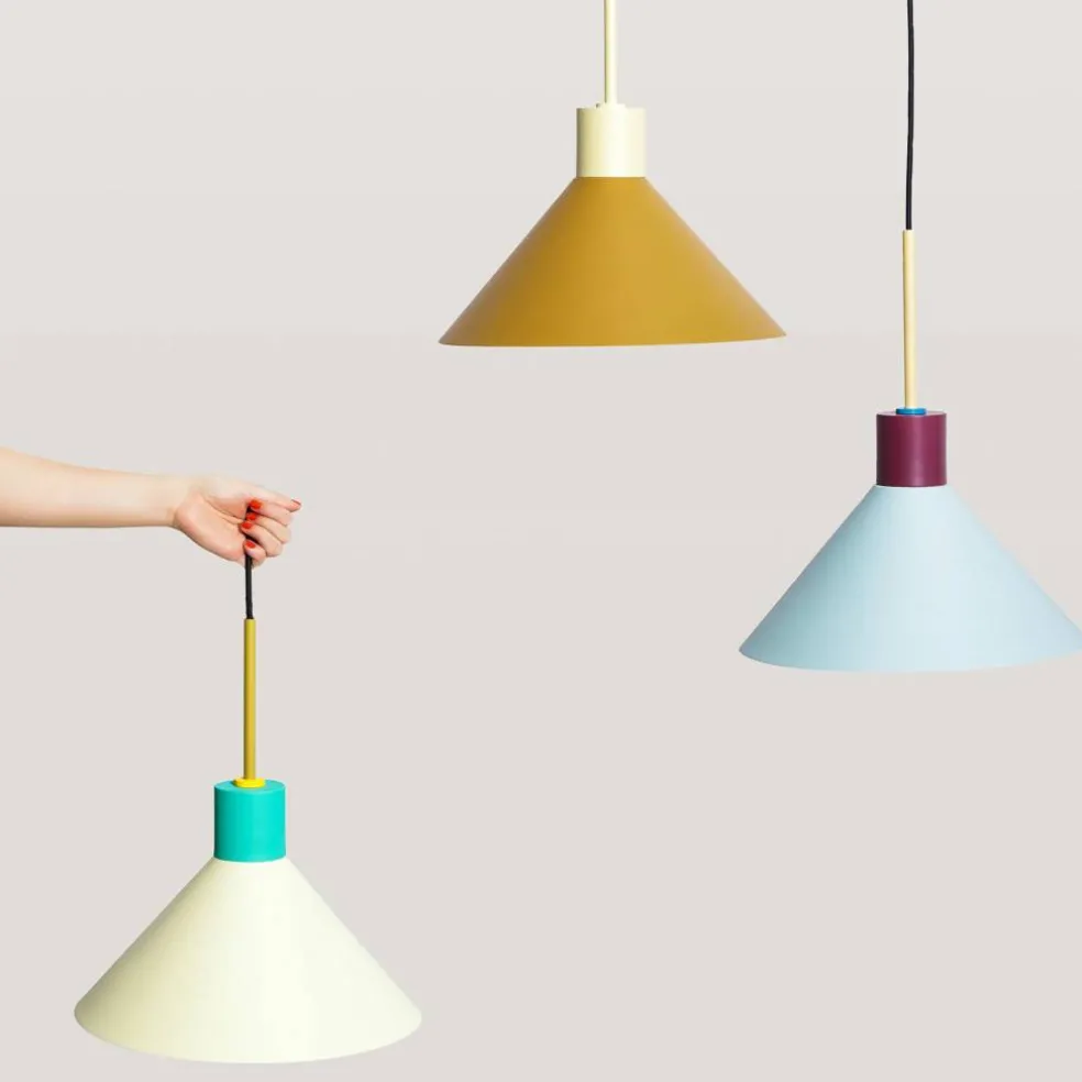 Crayon taklampe 35 cm, grønn