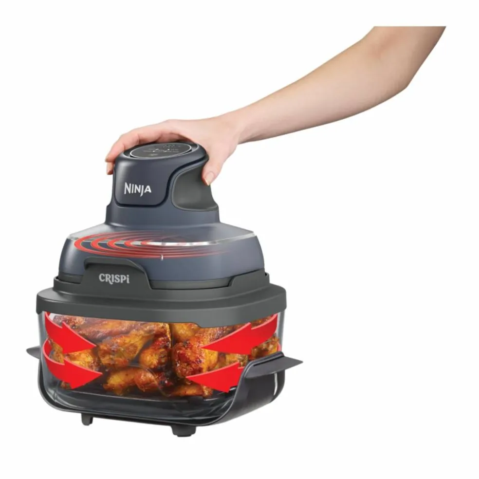 Crispi airfryer, grå