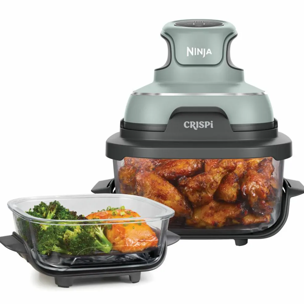 Crispi airfryer, salviegrønn