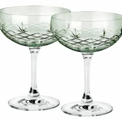 Crispy Gatsby Champagneglass 2 stk, Emerald