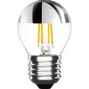 Crown E27 dimbar lyspære 4,5 cm, gull