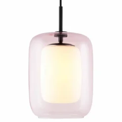 Cuboza takpendel, 20 cm, fersken/hvit