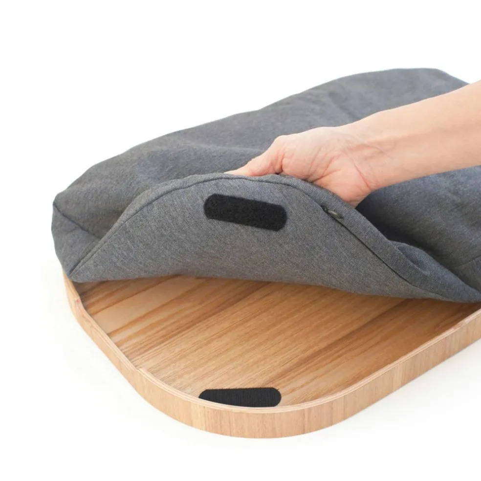 CurveLine serveringsbrett anti-slip, large, piletre
