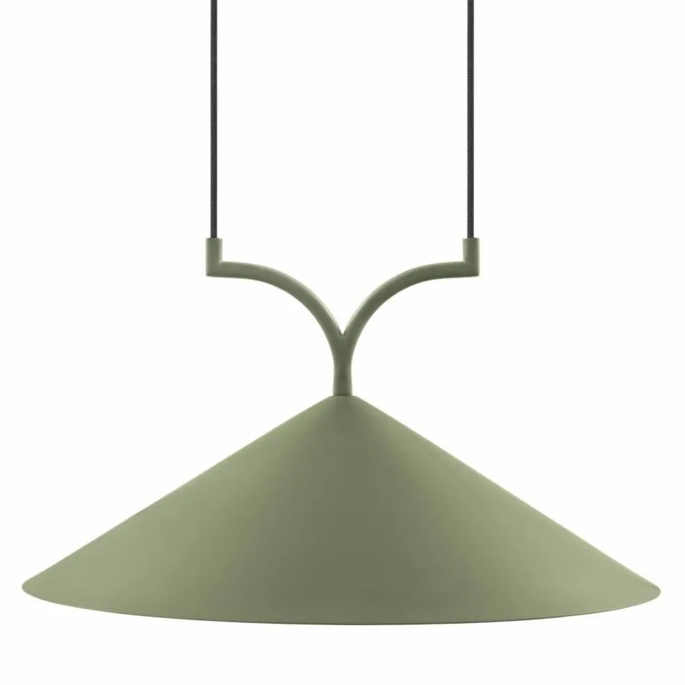 Curve pendellampe 50 cm, beige