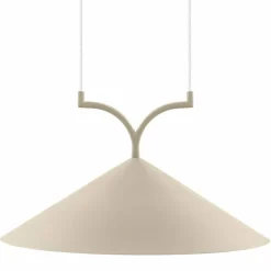 Curve pendellampe 50 cm, beige