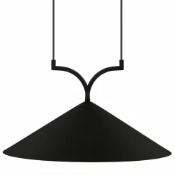 Curve pendel taklampe 50 cm, svart