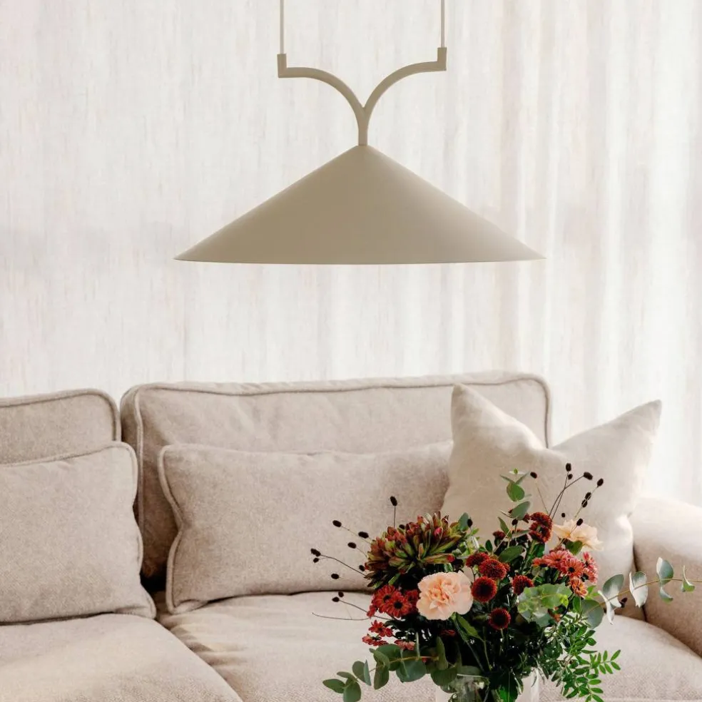 Curve pendel taklampe 50 cm, svart
