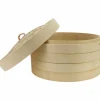 Dampkoker bambus 20 cm, 2 lag med lokk
