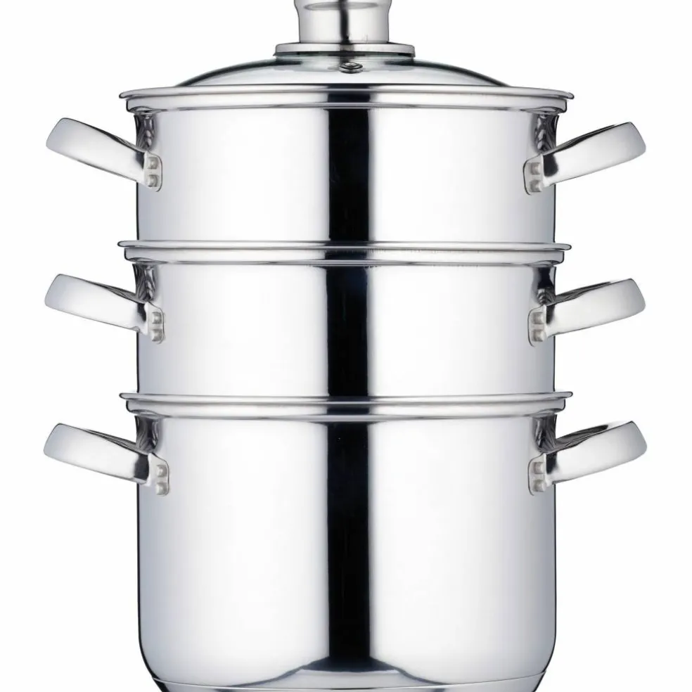Dampkoker 4 deler 18 cm.