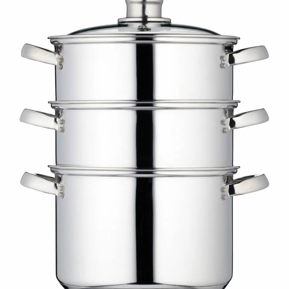 Dampkoker 4 deler 18 cm.